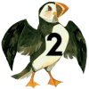 Image of a cartoon puffin