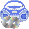 Image link, picture of a CD player