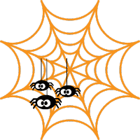 Image of a cartoon Spider's web